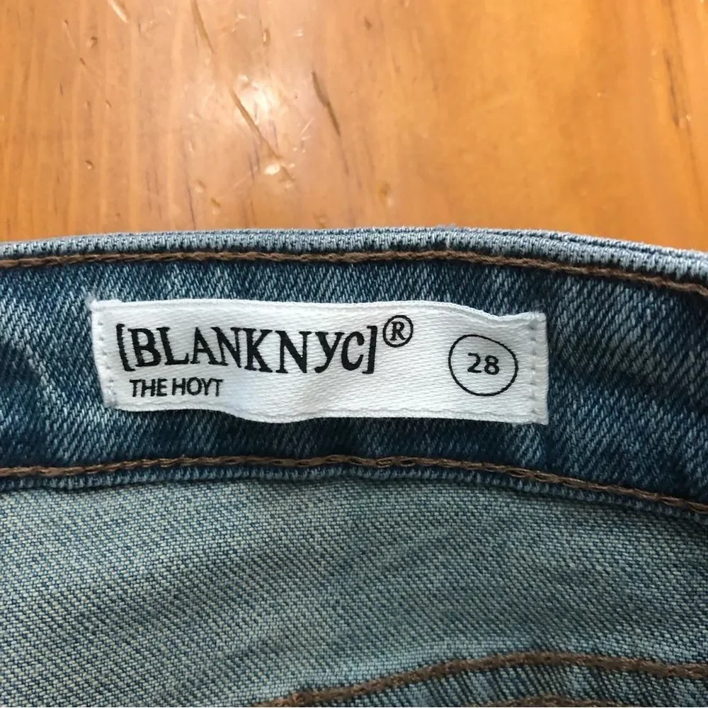 NWT Blank NYC The Hoyt High Rise Mini Flare